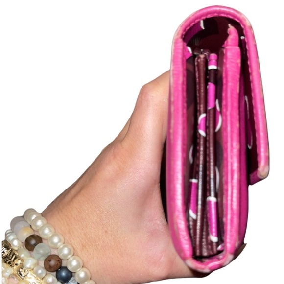 🩷 Gucci Heart Interlocking GG Long Continental Snap Wallet Pink Limited Edition - Picture 13 of 15